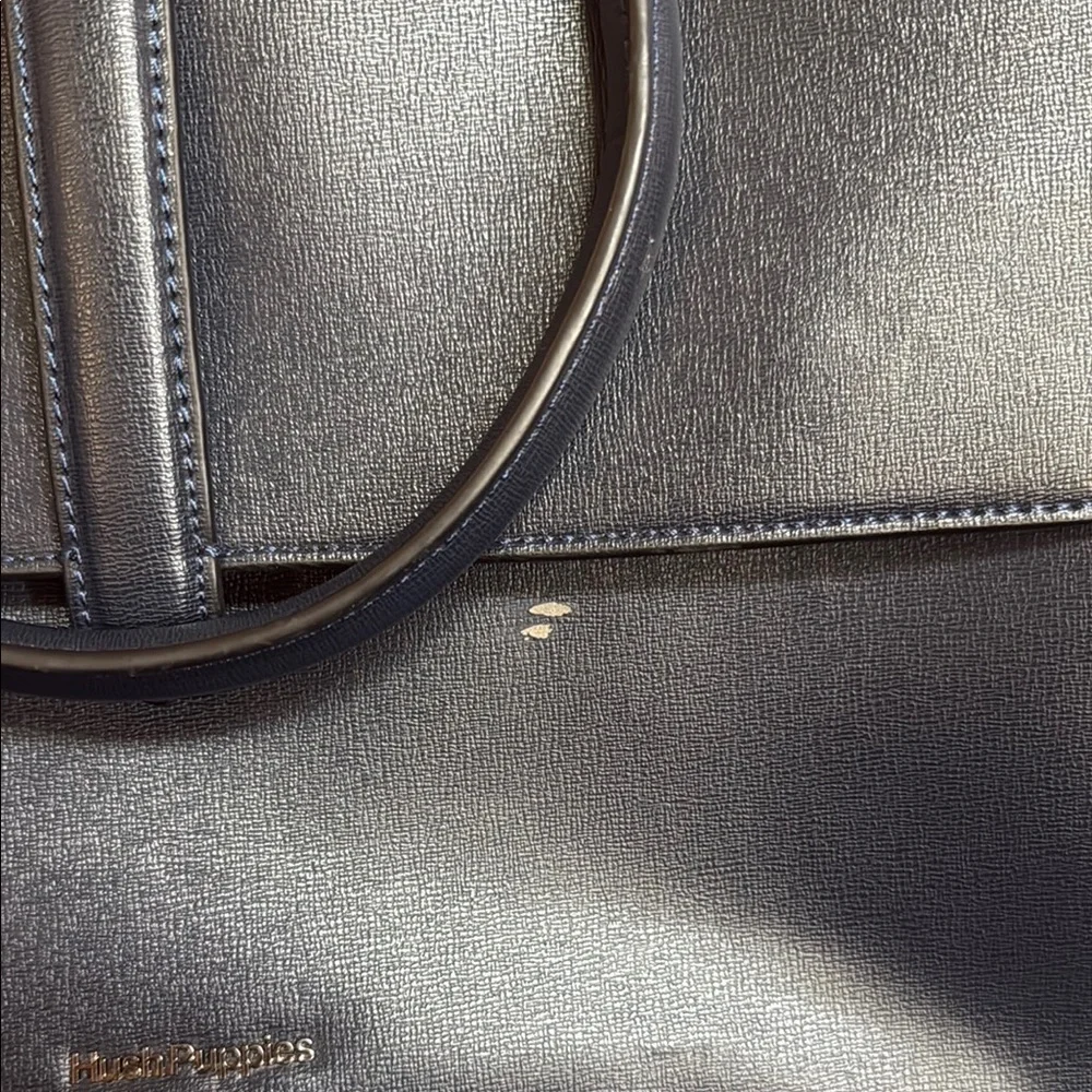 Hush Puppies Navy Blue Briefcase Classic Design